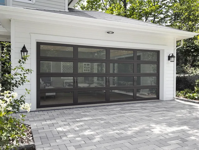 Jurupa Valley Garage Door Repair design specialist presenting custom garage door options to Jurupa Valley homeowner