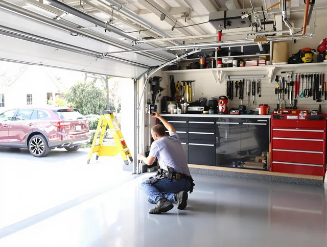Local garage door repair service by Jurupa Valley Garage Door Repair in Jurupa Valley