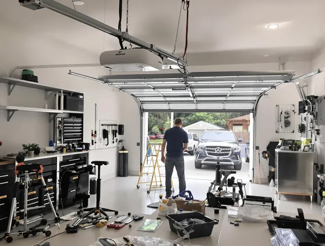 Garage door opener installation by Jurupa Valley Garage Door Repair in Jurupa Valley