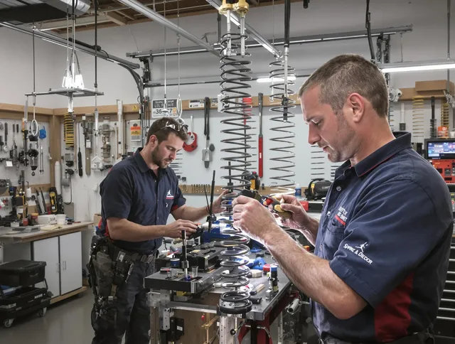 Garage door spring repair service by Jurupa Valley Garage Door Repair in Jurupa Valley